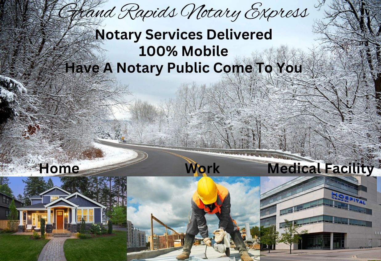Mobile Notary Public Services Grand Rapids Notary Express